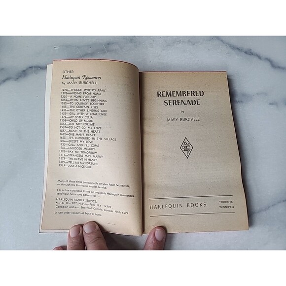Remembered Serenade By Mary Burchell Paperback - Picture 3 of 10